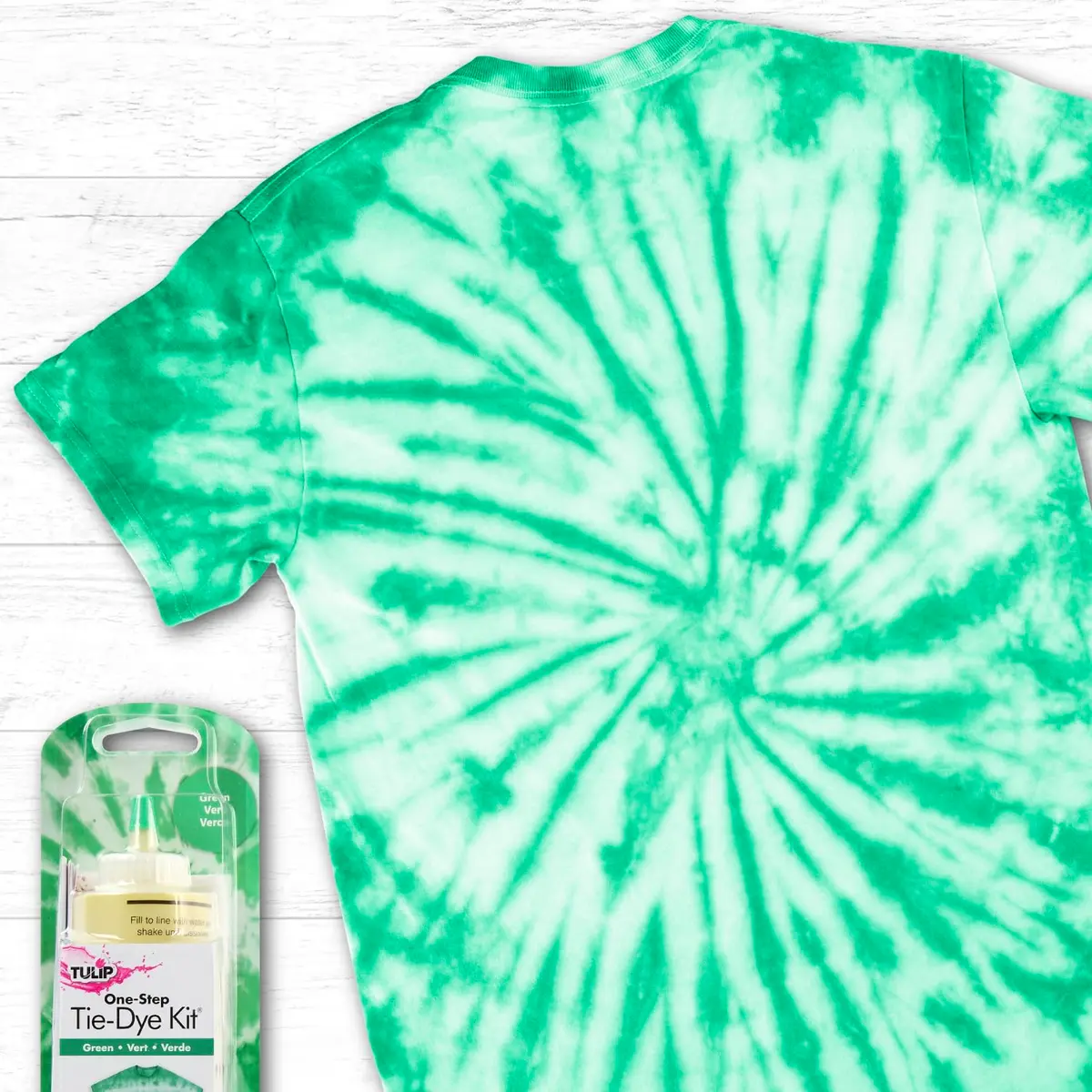 Tulip One-Step Tie-Dye Kit Vibrant Colors for Fabric 4 fl oz (118 ml) Green | Concentrated Formula Dye for Natural Fibers - view 3
