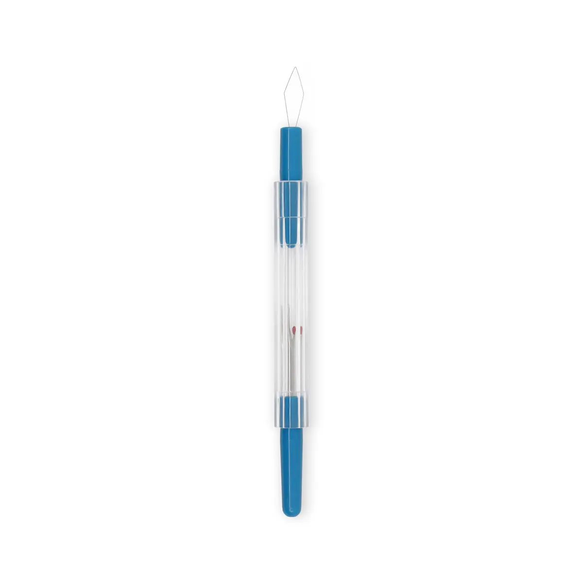 Dritz Seam Ripper and Threader with Safety Ball, Blue, 1-Pack | Cuts Stitches Easily - view 4