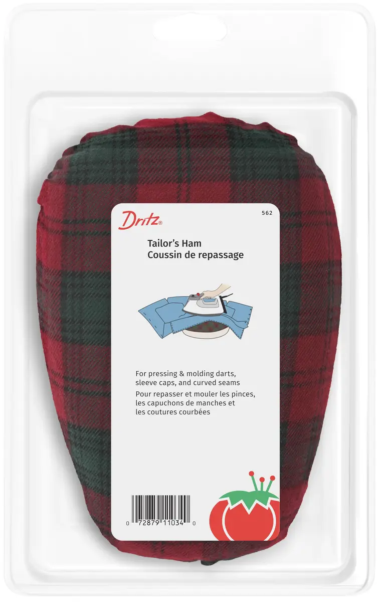 Dritz Wool Tailor's Ham 1 Count | Pressing & Molding Tool for Sewing - main product image