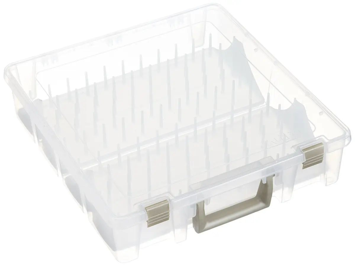 ArtBin Super Satchel Thread Box - Versatile Sewing, Embroidery & Quilting Storage, 108 Pegs, Made in USA - view 4