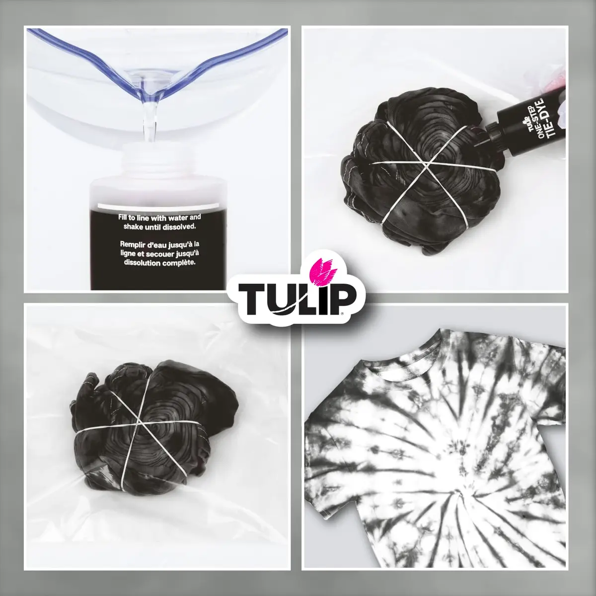TULIP One-Step Tie-Dye Kit, Vibrant Colors for Fabric 4 fl oz | Easy Cold Water Dye, No Soda Ash Needed - view 2