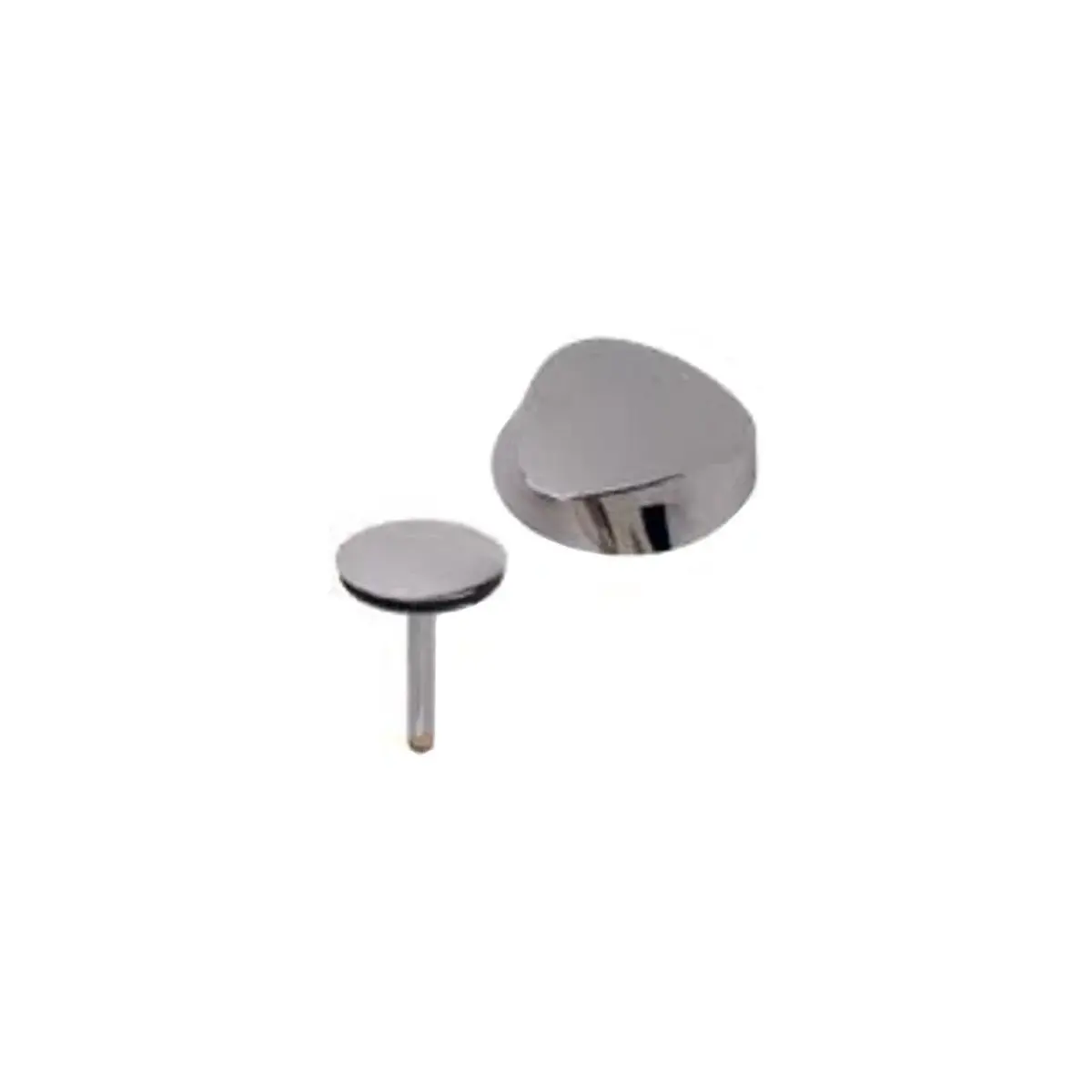 Geberit Traditional Metal TurnControl Trim Kit Polished Chrome 11.18 cm (4.38" L x 3.25" W x 3.63" H) | Brass Trim for Manual Rotary Actuation - main product image