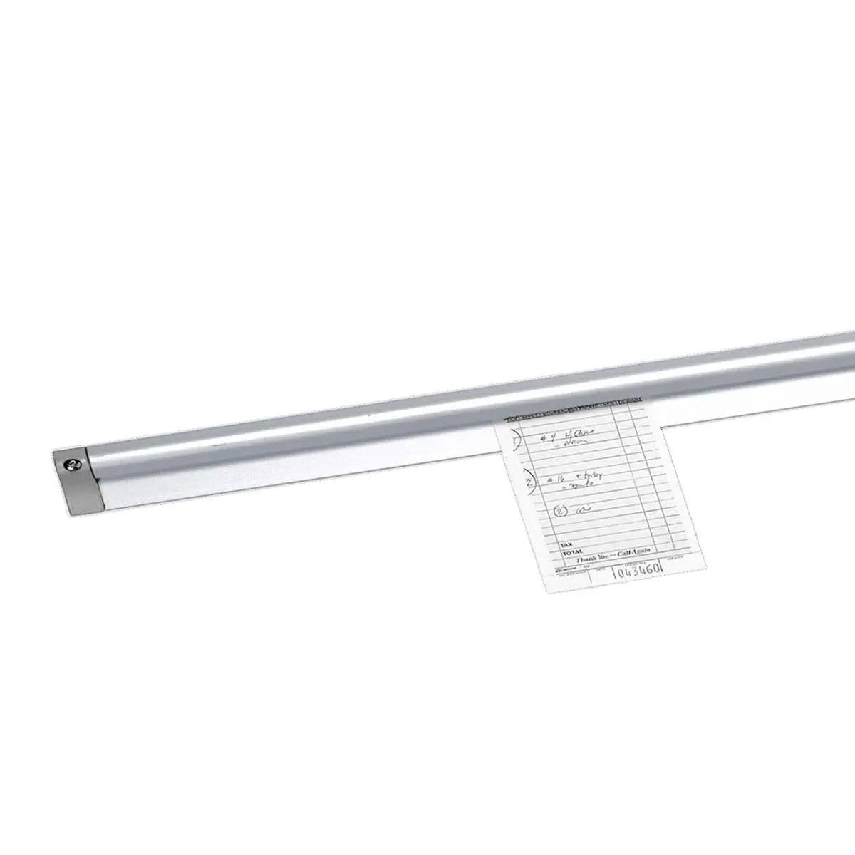 San Jamar 30" Anodized Aluminum Order Ticket Holder with Grip Track | Commercial Restaurant Receipt Holder - view 3
