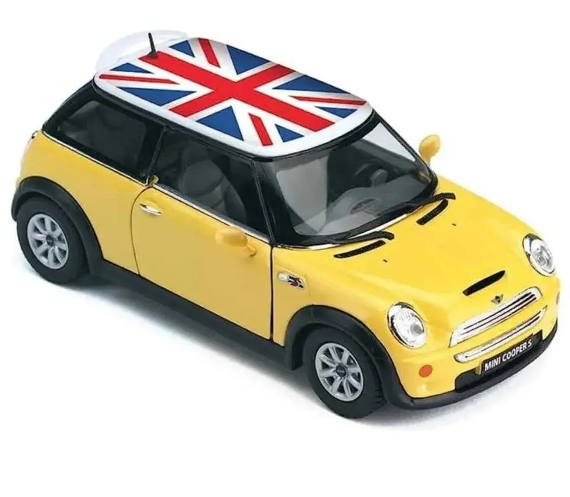 KiNSMART Mini Cooper S Die-Cast Model Car 13cm (5") | Authentic 1:28 Scale Replica - main product image