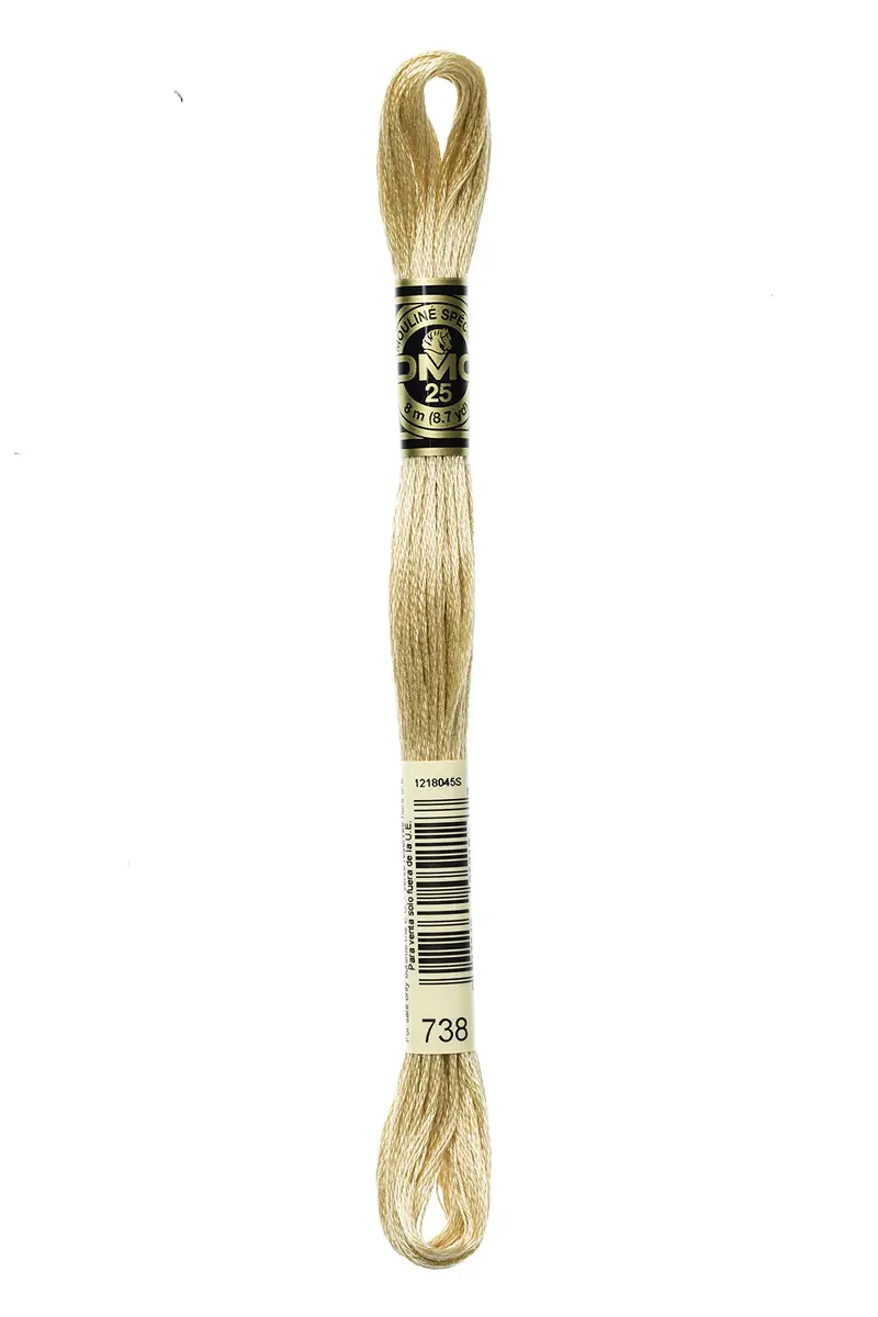 DMC Six Strand Embroidery Cotton Floss, Very Light Tan, 8.7yd (7.96m) | Colorfast & Fade Resistant - main product image