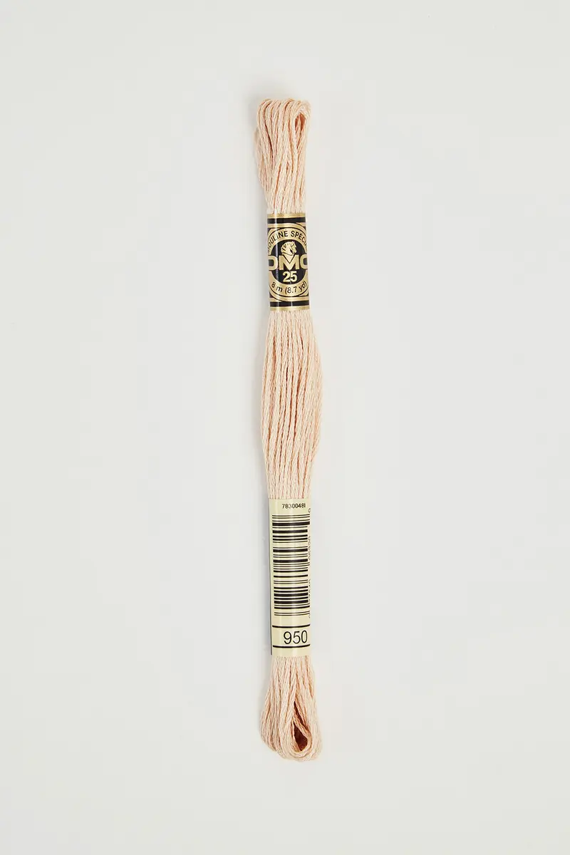 DMC Six Strand Embroidery Cotton Floss, Very Light Tan, 8.7yd (7.96m) | Colorfast & Fade Resistant - view 2