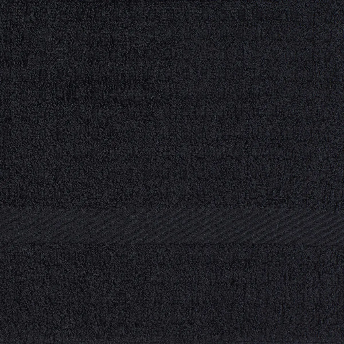 DII Basic Terry Collection Waffle Dishtowel Set, 15x26, Solid Black, 4 Piece - view 4