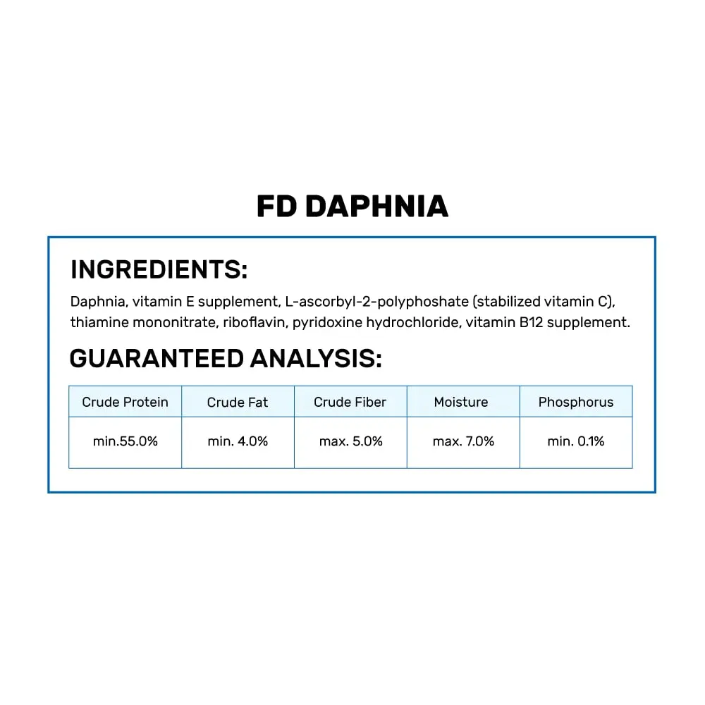 Hikari Bio-Pure Freeze Dried Daphnia Fish Food 11.9 g (0.42 oz) | Multi-Vitamin Rich Treat - view 4