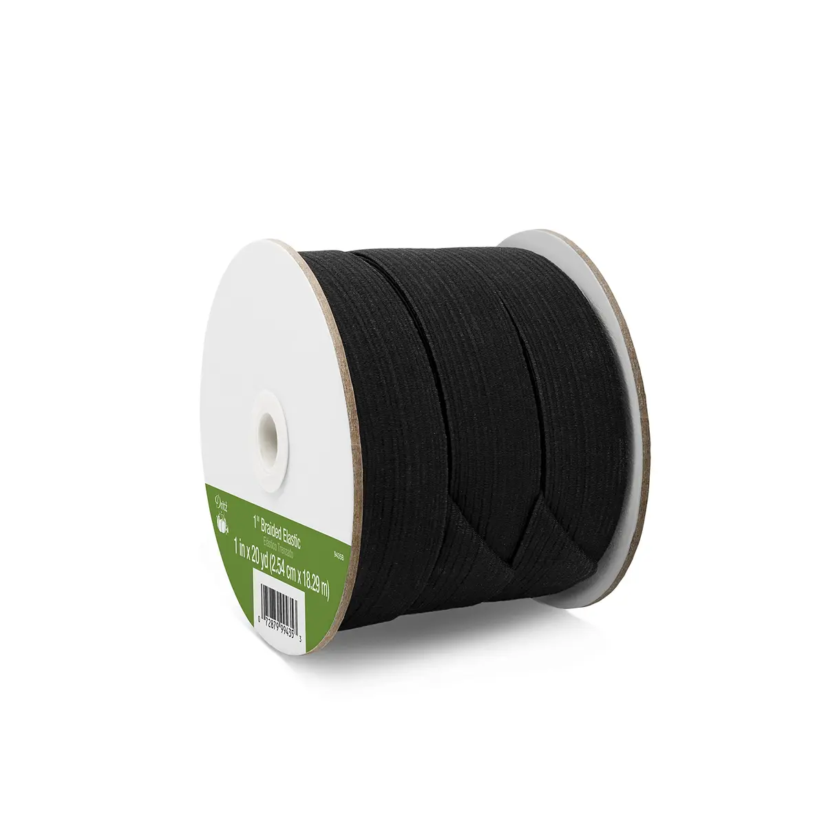Dritz 1" Braided Elastic 20Y | Thin, Ribbed, Suitable for Waistbands & Edges - view 2