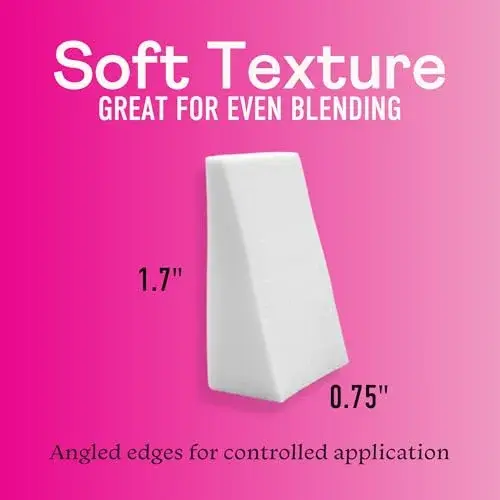 Swisspers Premium Cosmetic Wedges, Latex-Free Makeup Wedge, 192 Count (6 Packs) | Hypoallergenic & Reusable - view 3