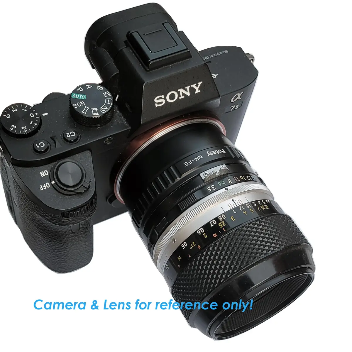 Fotasy Manual Nikon F Mount Lens to Sony E-Mount Adapter | Metal Construction for Sony Alpha & NEX Cameras - view 5