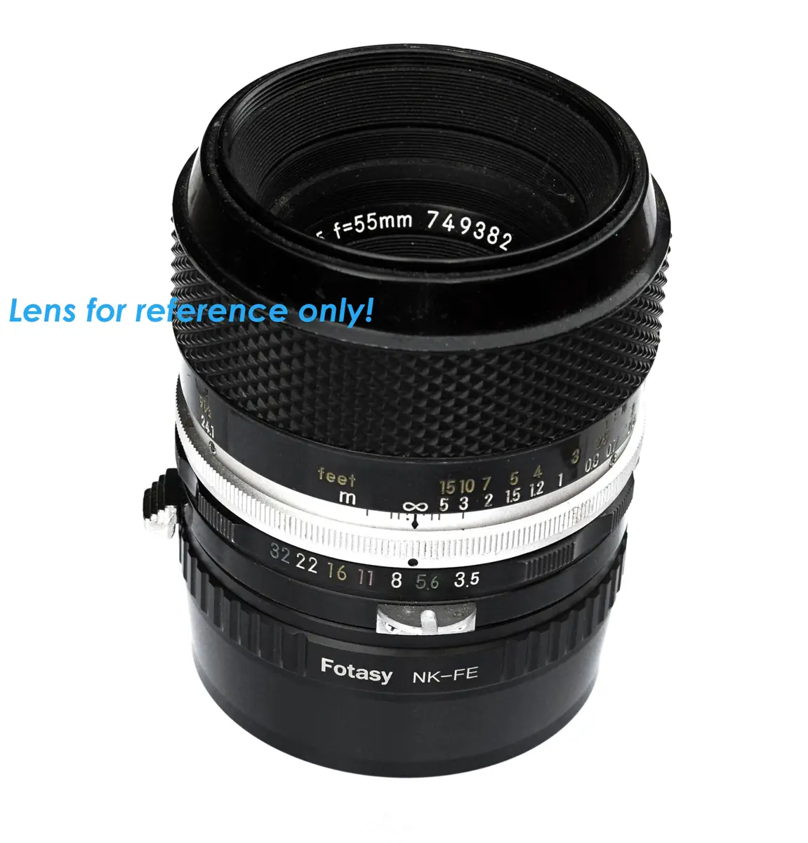 Fotasy Manual Nikon F Mount Lens to Sony E-Mount Adapter | Metal Construction for Sony Alpha & NEX Cameras - view 4
