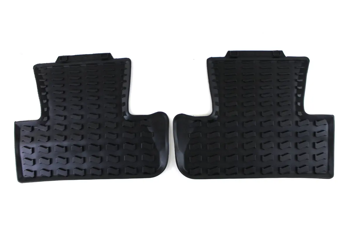 Audi Genuine Accessories 8R0061511041 Black Rubber Rear Floor Mat for Audi Q5 | OEM Fit & All-Weather Durability - main product image
