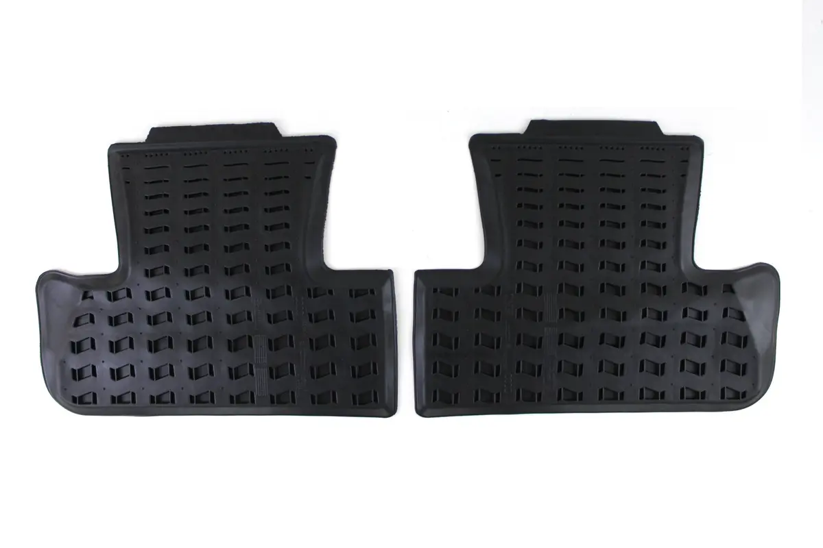 Audi Genuine Accessories 8R0061511041 Black Rubber Rear Floor Mat for Audi Q5 | OEM Fit & All-Weather Durability - view 2