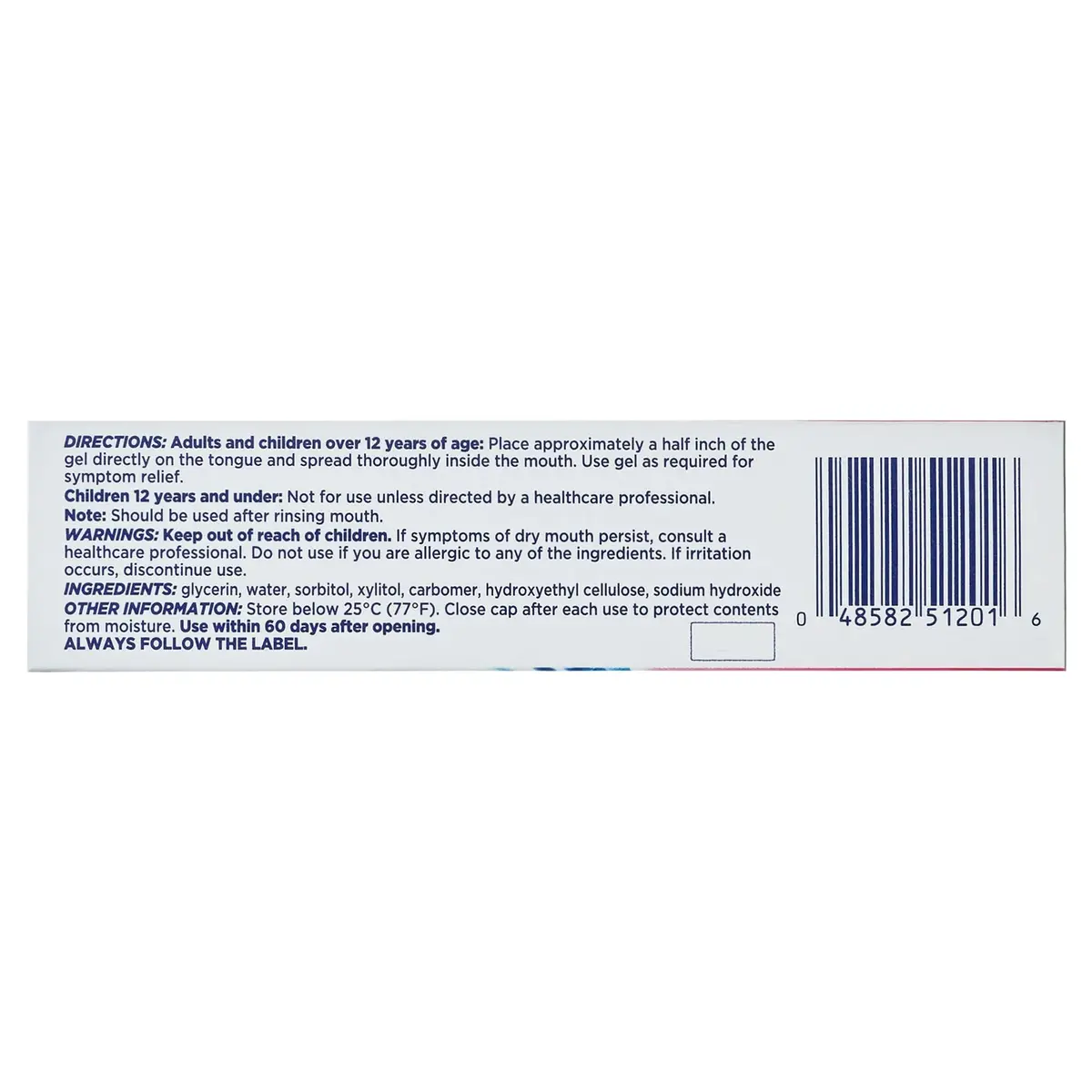 biotène OralBalance Moisturizing Gel 1.5 oz | Alcohol-Free Dry Mouth Relief for Sensitive Oral Tissues - view 7
