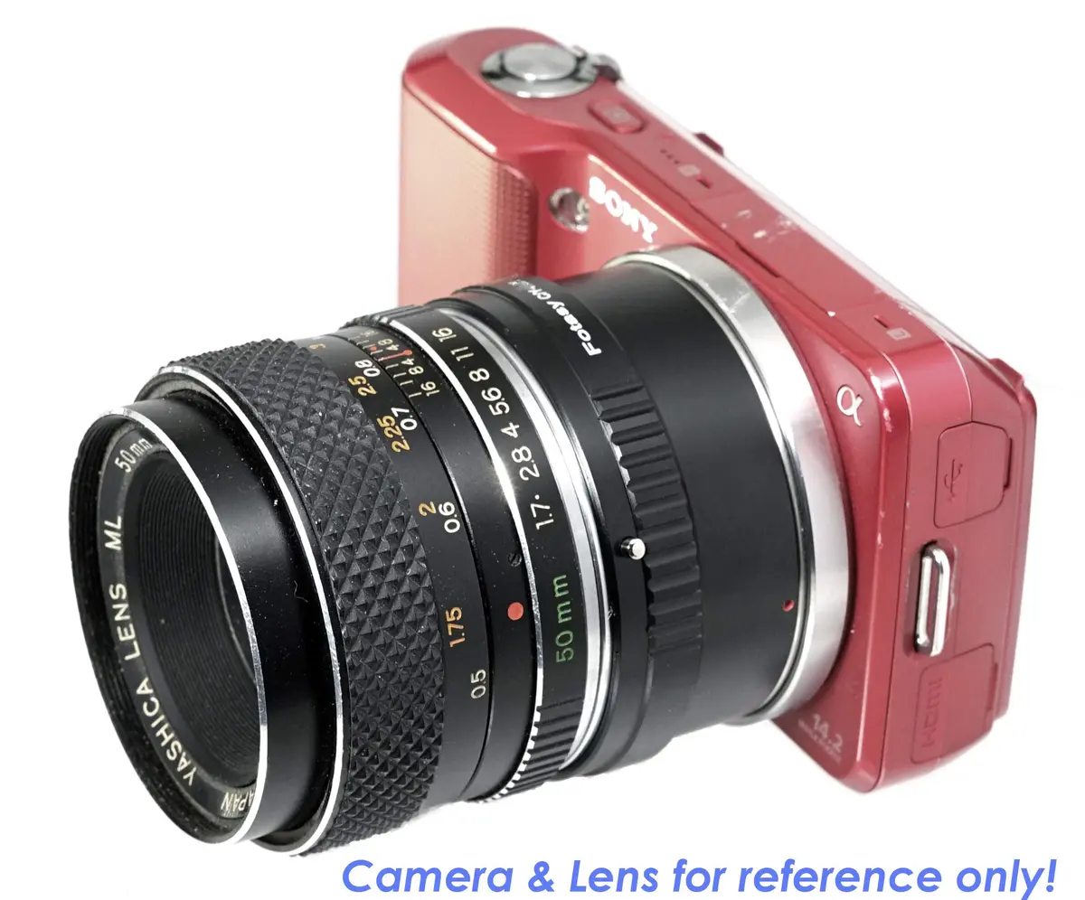 Fotasy CY Lens to E-Mount Adapter | Contax Zeiss C/Y Lens to Sony E-Mount Camera Body | 3 oz (85g) - view 5
