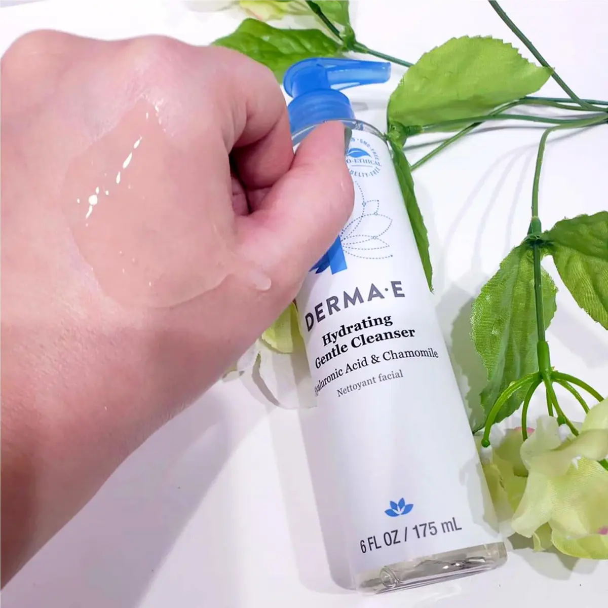 Derma E Hydrating Gentle Facial Cleanser 177ml (6 Fl Oz) | Hyaluronic Acid & Vitamin E for Soft, Smooth Skin - view 4