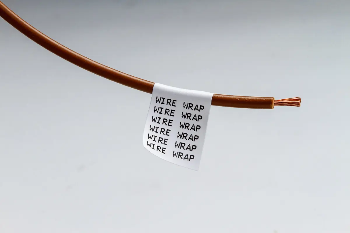 Brady M21-375-499 Nylon Label Tape 9.5mm (0.375") x 16' | Black on White for Wire Marking & General ID - view 4