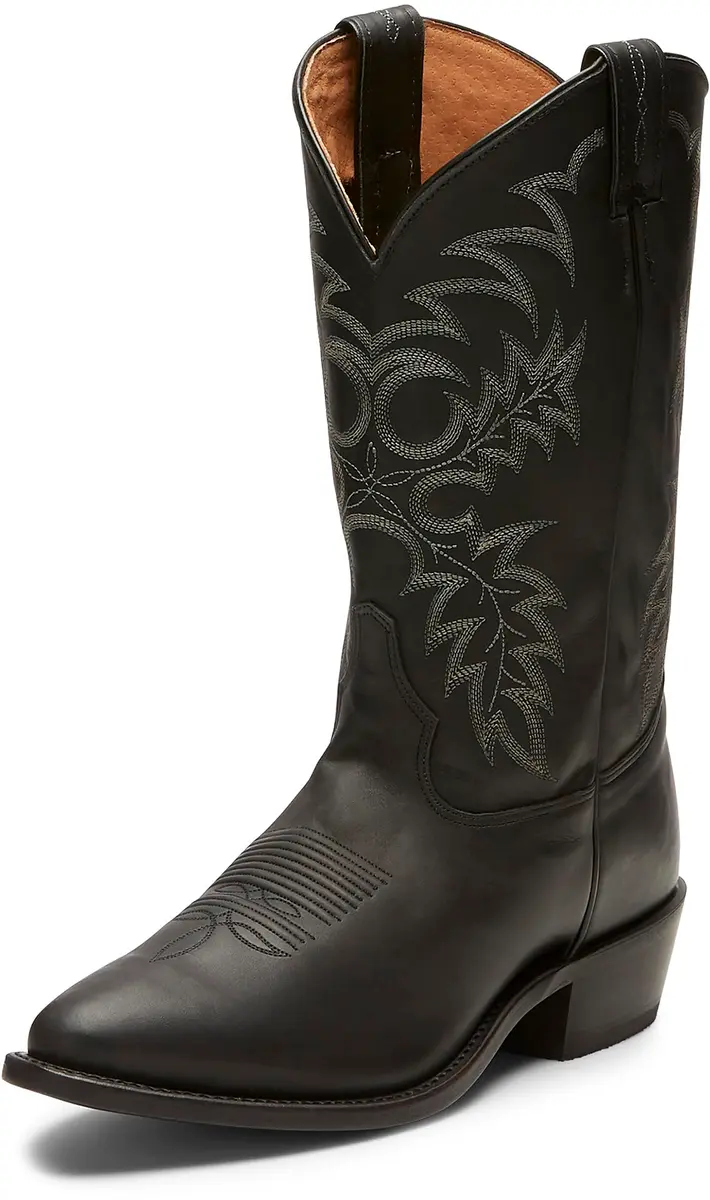 Tony Lama Men's Black Stallion Cowboy Boots, Onyx - 10.5 D | Classic Western Style with Premium Leather - view 6