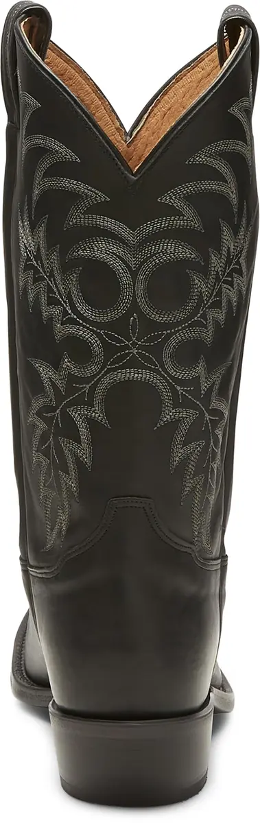 Tony Lama Men's Black Stallion Cowboy Boots, Onyx - 10.5 D | Classic Western Style with Premium Leather - view 4