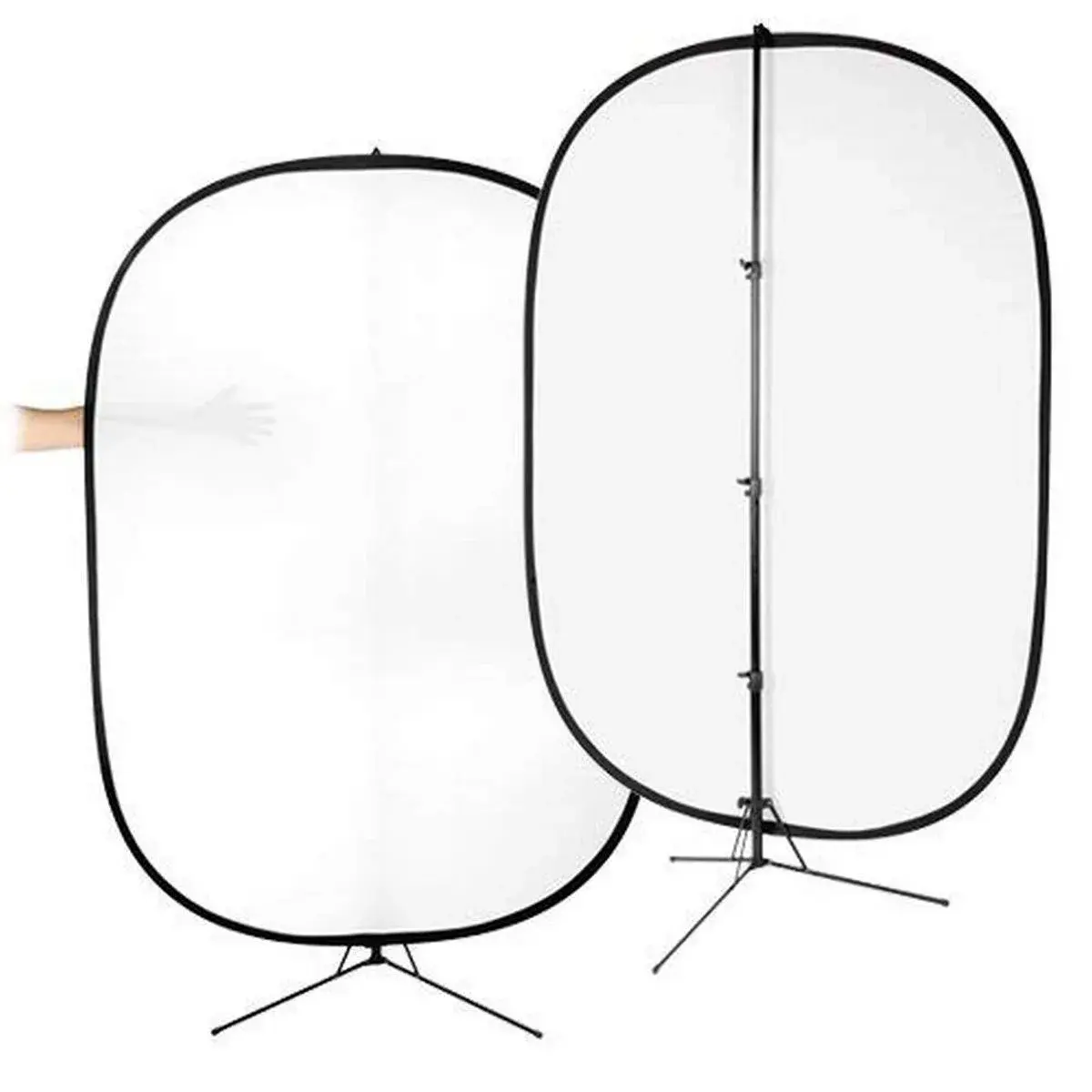 Fotodiox 5'x7' Collapsible Soft Diffuser Panel Kit with Stand | Reduces Light by 1-2 Stops - main product image