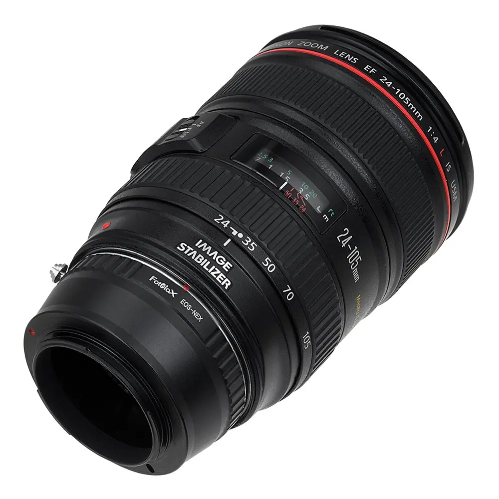 Fotodiox Lens Mount Adapter Compatible with Canon EOS EF and EF-S Lenses on Sony E-Mount Cameras, (EOS-SnyE) | Manual Focus - view 4
