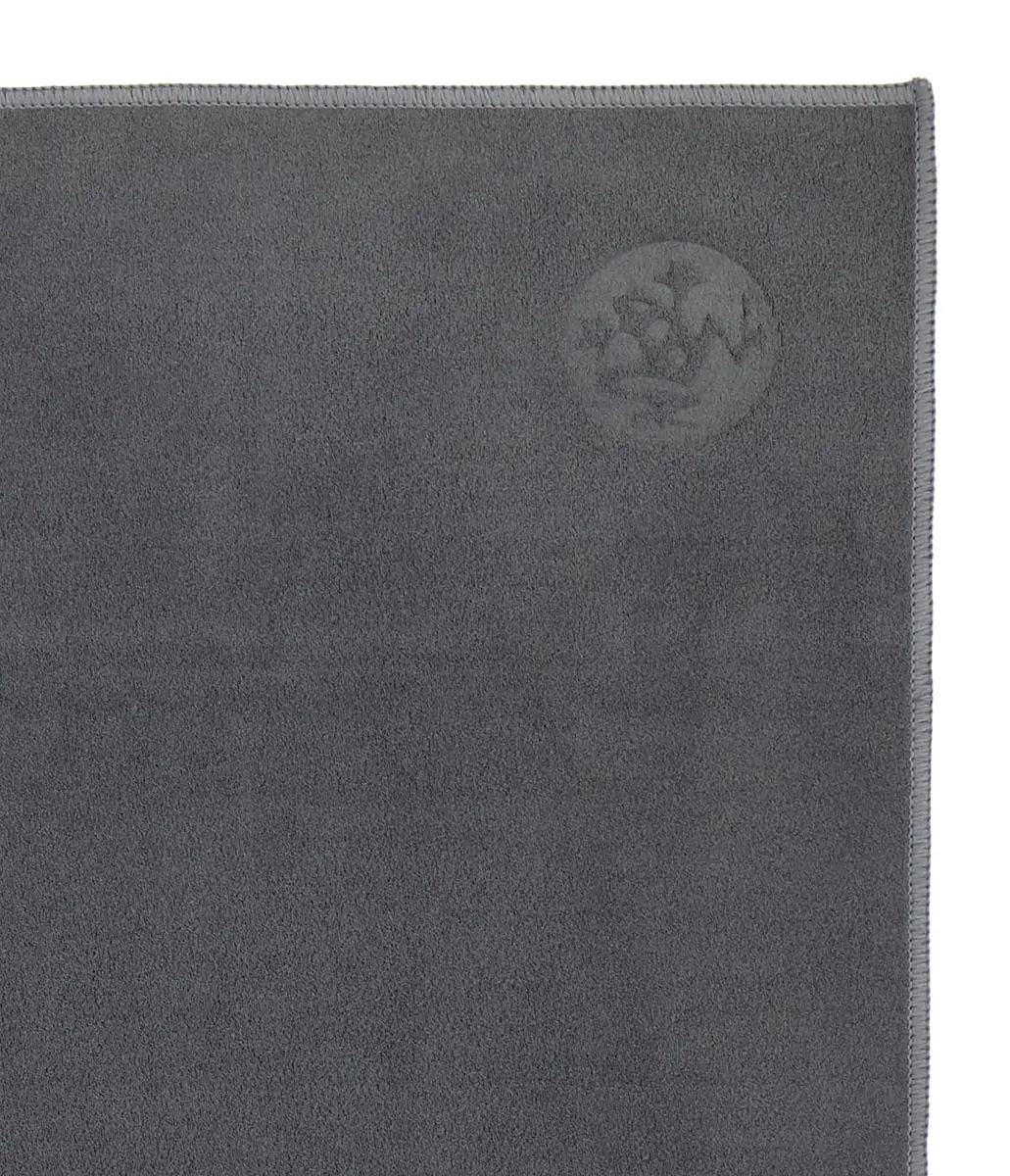 Manduka eQua Microfiber Yoga Hand Towel | Thunder | 16 x 26.5 in | Ultra-Absorbent & Quick-Drying - view 5