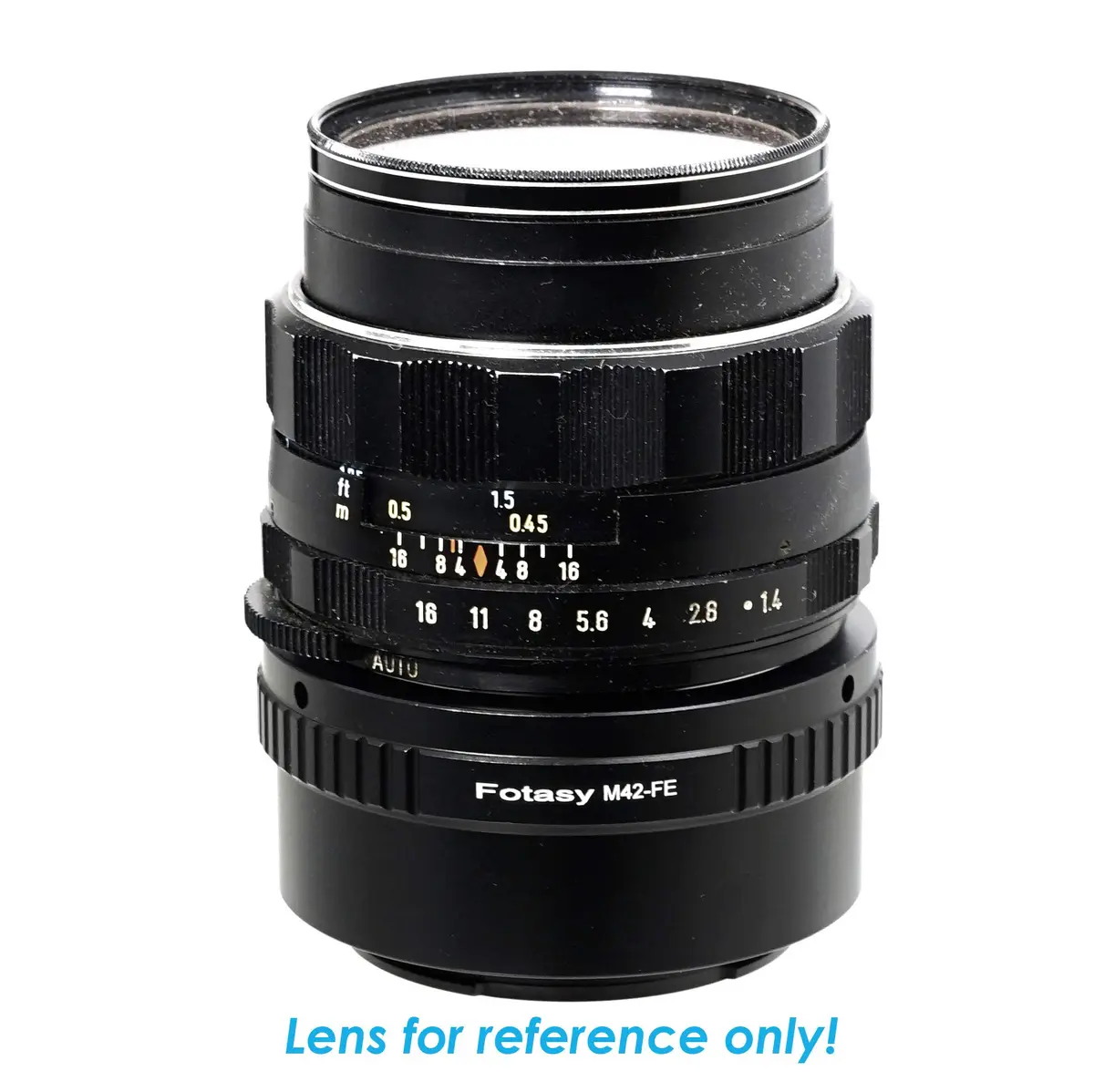 Fotasy Copper Adjustable M42 Lens to E Mount Adapter | Sony E-Mount Camera Lens Adapter - view 2