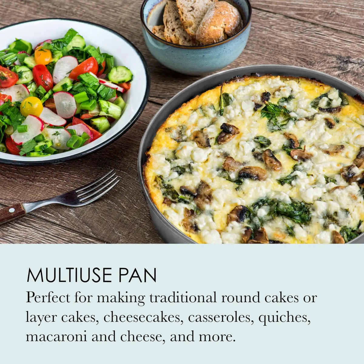 Chicago Metallic 59629 9-Inch Commercial II Non-Stick Round Cake Pan | Even Heat & Easy Release (70-120 chars) - view 5
