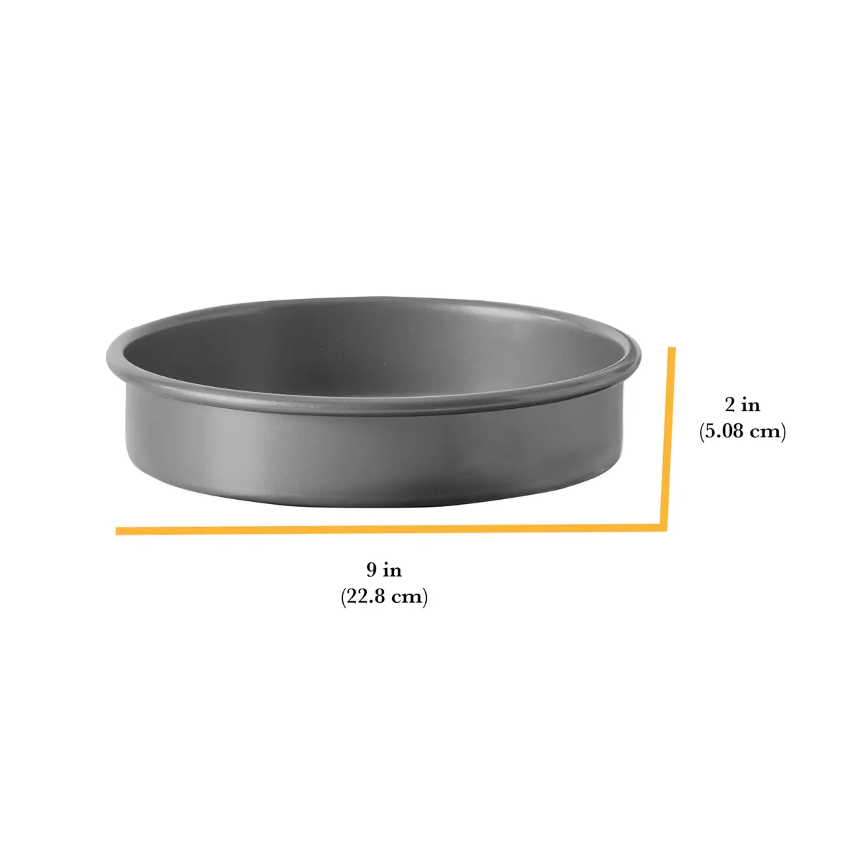 Chicago Metallic 59629 9-Inch Commercial II Non-Stick Round Cake Pan | Even Heat & Easy Release (70-120 chars) - view 2