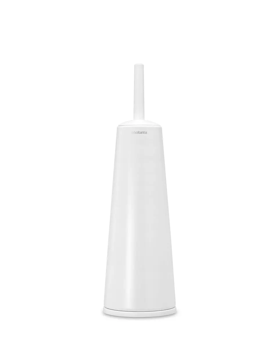 Brabantia ReNew Toilet Brush and Holder White | Corrosion Resistant, Discreet Holder, 42cm Height - main product image