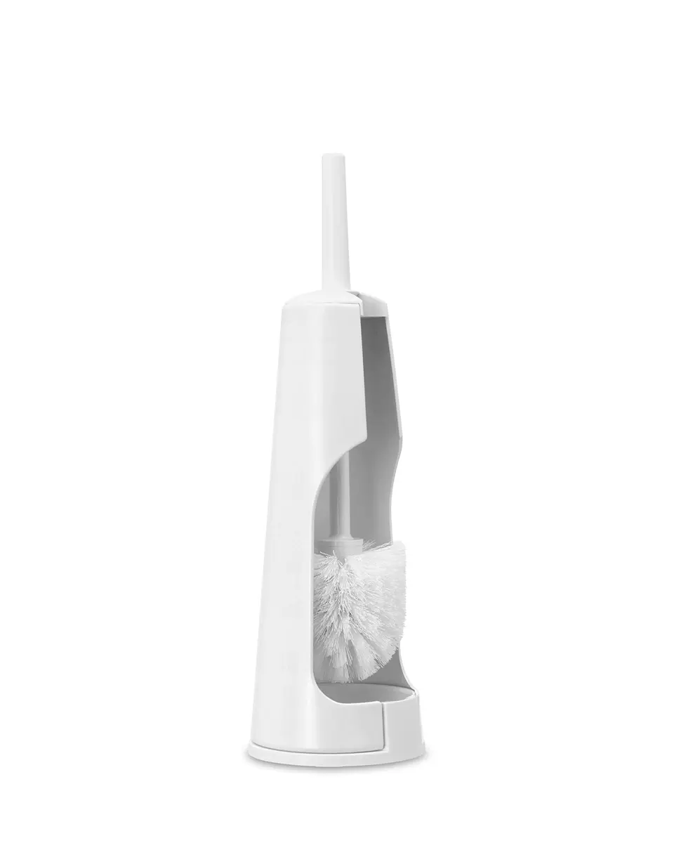 Brabantia ReNew Toilet Brush and Holder White | Corrosion Resistant, Discreet Holder, 42cm Height - view 2