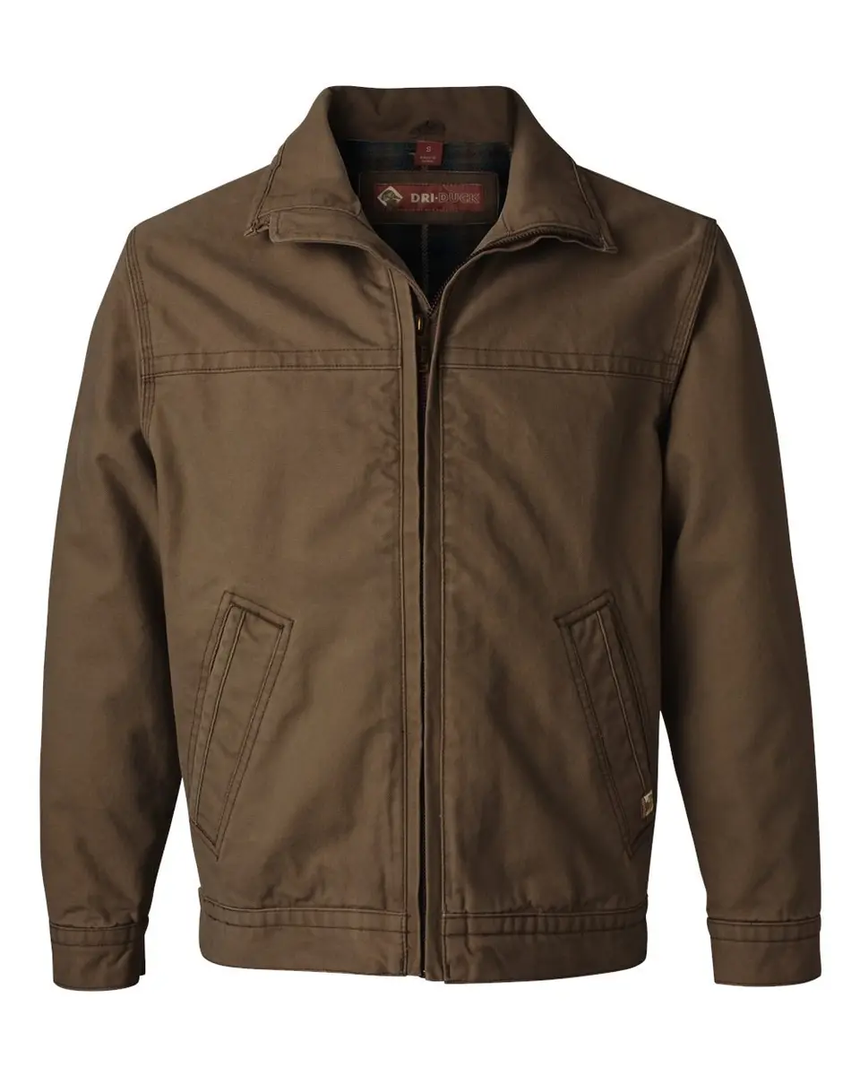 DRI Duck Maverick Men's Cotton Canvas Hoodless Work Jacket 5028 | Durable Workwear for Men - main product image