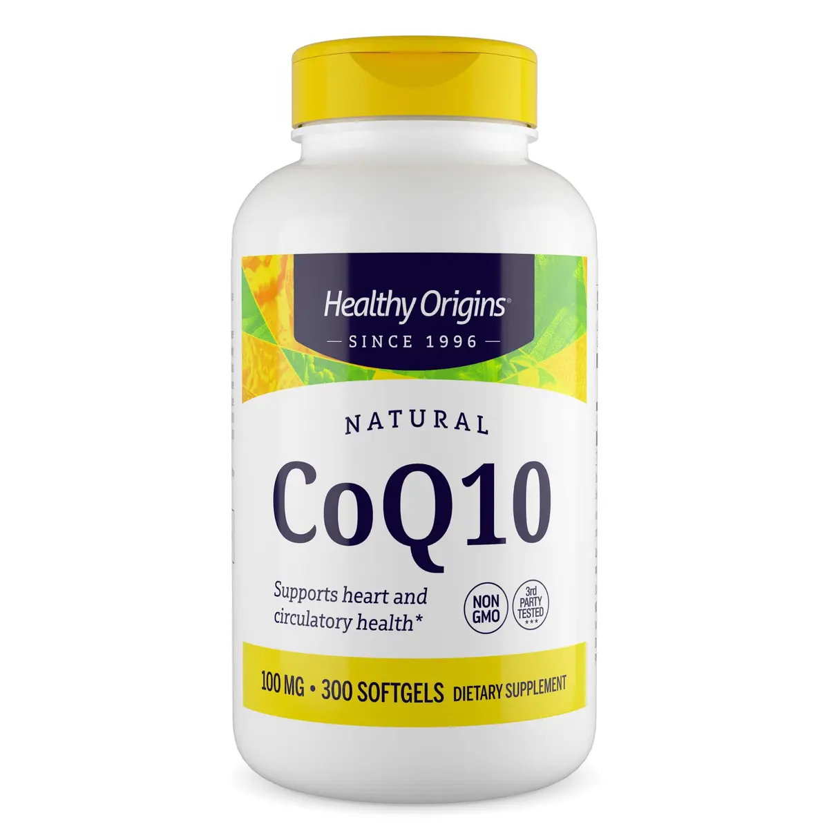Healthy Origins CoQ10 100 mg Softgels 300 Count | Supports Cellular Energy & Heart Health - main product image