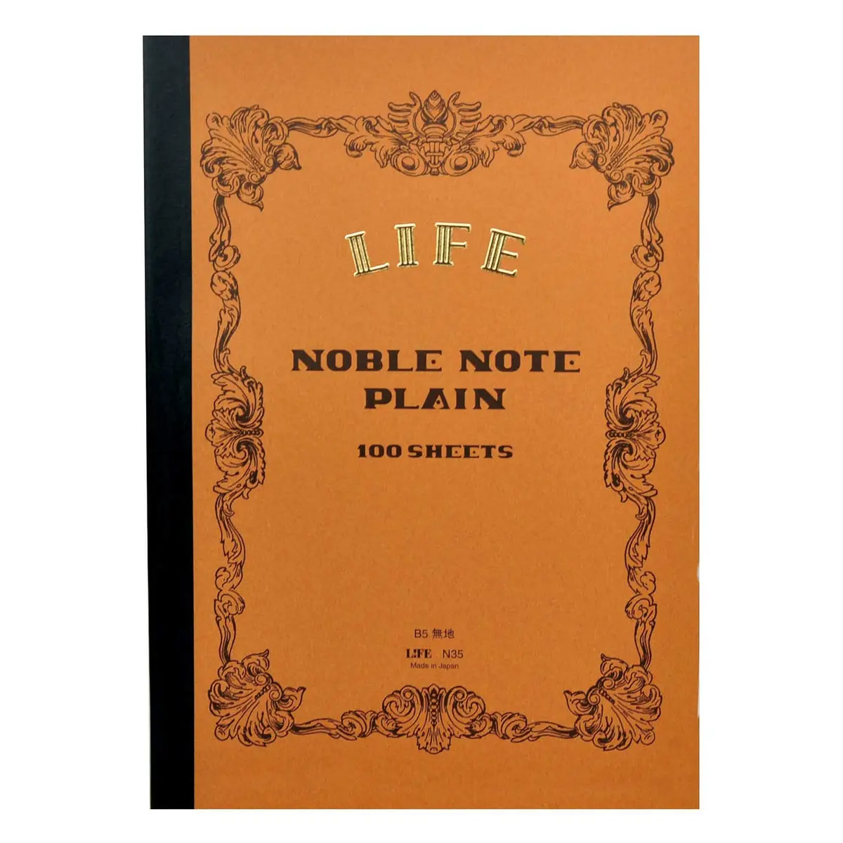 Life Noble Notebook Plain B5 Notebook 176 x 250 mm (6.9 x 9.8 in) | Fountain Pen Friendly Paper - main product image