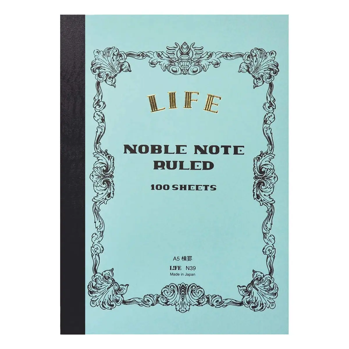 Life Noble Notebook A5 Ruled 21 cm x 14.8 cm (8.3 x 5.8 inches) | Fountain Pen Friendly Paper - main product image