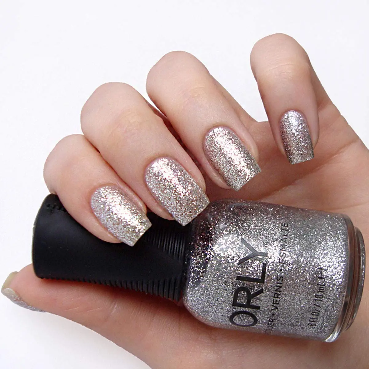 Orly Nail Lacquer Tiara 0.6 Fl Oz | Sparkling, Long-Lasting Nail Polish for Vibrant Finish - view 2
