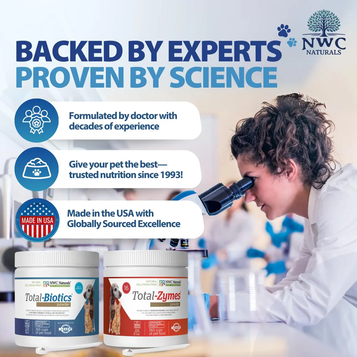 NWC Naturals Pet Probiotic & Digestive Enzyme Twin Pack 8 oz | Supports Gut & Immunity - view 9