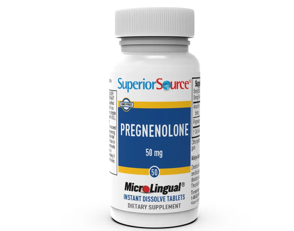 Superior Source Pregnenolone 50 mg | Sublingual Tablets for Hormone & Brain Support, 50 Count - view 4