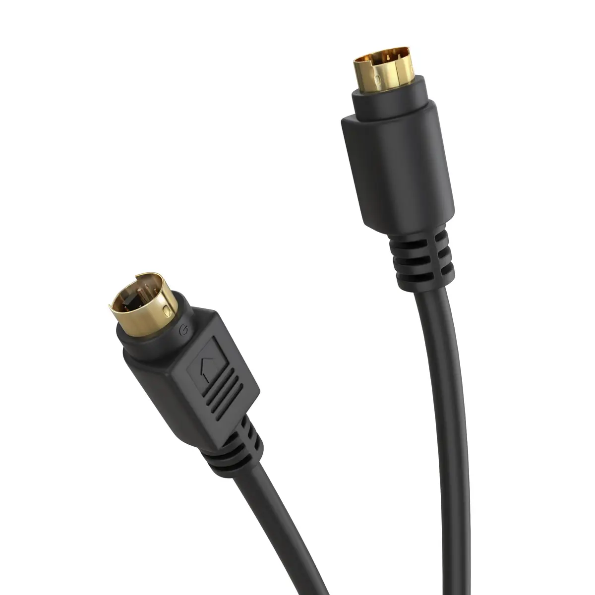 Cmple S Video Cable 25 ft SVHS 4-PIN Video Cable Mini Din S-Video Cord for Home Theater, Camcorder, DSS Receiver, DVD Player - Black | High-Quality 4-pin SVHS - view 6