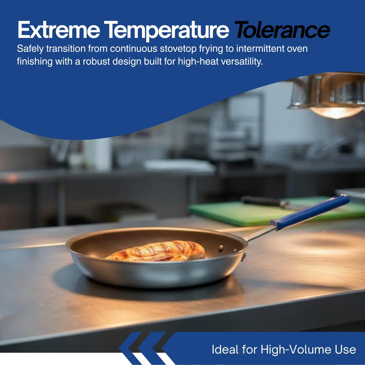 Vollrath 12" Wear-Ever CeramiGuard II Fry Pan with Cool Handle | Nonstick Aluminum Cookware - view 6