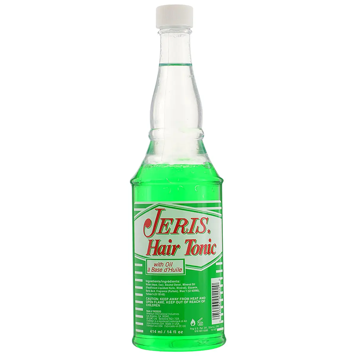 Clubman Jeris Hair Tonic with Oil for Men - Classic Grooming Tonic, 415ml (14 fl oz) | Restores Shine, Controls Hair - main product image