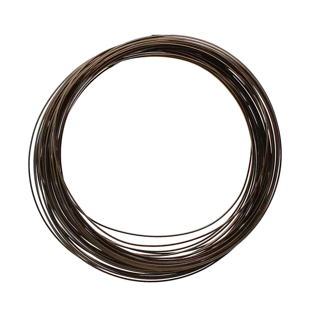 The Beadsmith Half-Round Jewelry Wire – Soft Temper Vintage Bronze, 18 Gauge, 7 Yards | Malleable & Tarnish Resistant - main product image