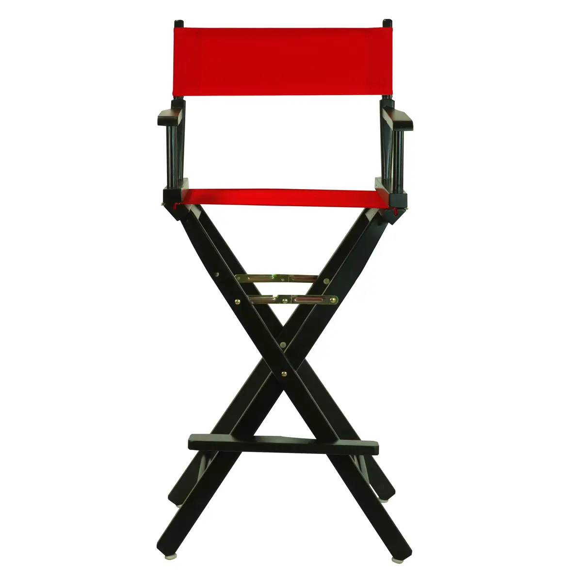 Casual Home 30" Director's Chair Black Frame with Red Canvas | Classic foldable design for versatile seating - view 5