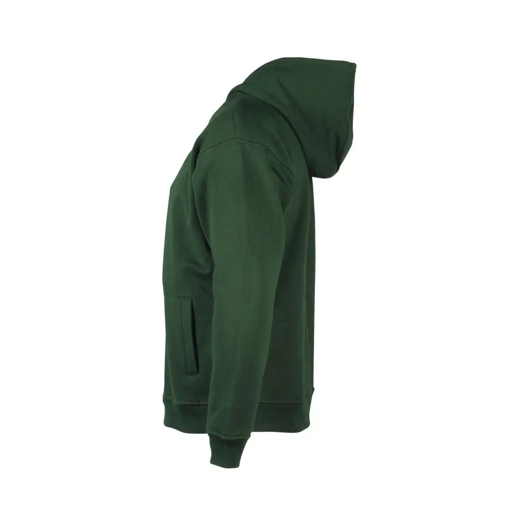 Arborwear Double-Thick Full Zip Hoodie for Men, Forest Green - Small | Heavyweight Cotton for Work & Cold - view 4
