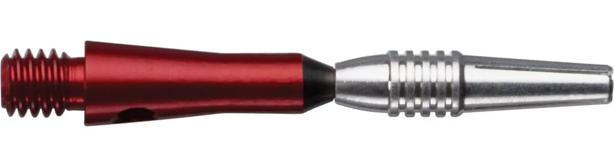 Viper Spinster Aluminum Dart Shafts Short Red 3 Pack | Rotating Top for Reduced Deflection - view 2