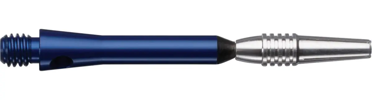Viper by GLD Products Spinster Aluminum Dart Shafts: Medium Blue 2-Inch (3-Pack) | Rotating Flights for Reduced Deflection - view 2