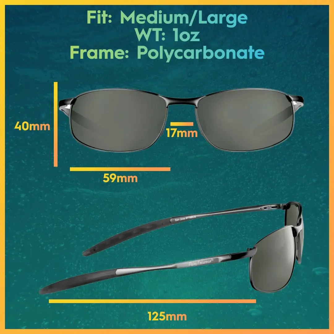 Flying Fisherman San Jose Polarized Sunglasses 59mm (2.32 in) | 100% UV Protection for Outdoor Sports - view 3