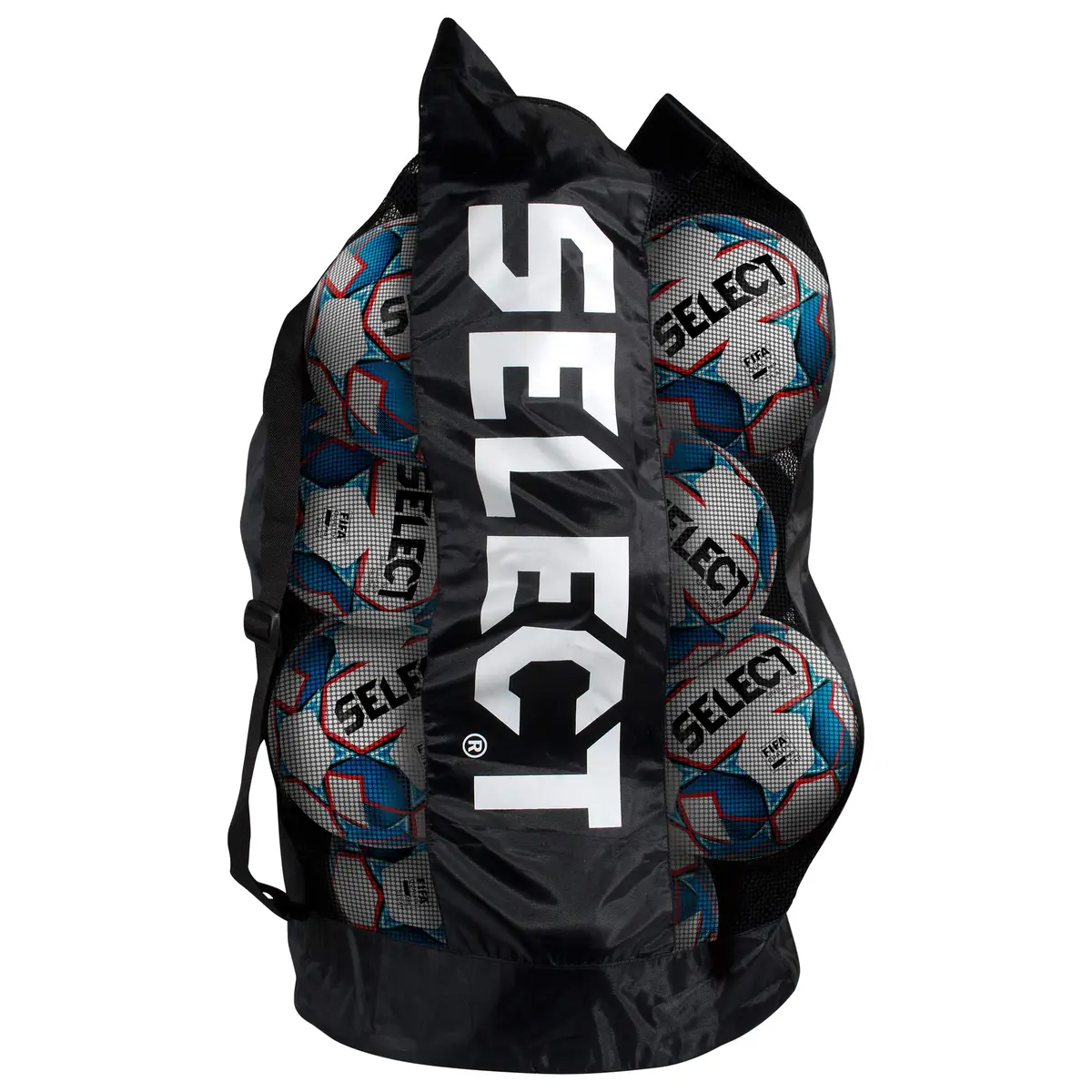 SELECT Duffle Ball Bag Black 12-Ball Capacity | Holds 12 Size 5 Soccer Balls - main product image