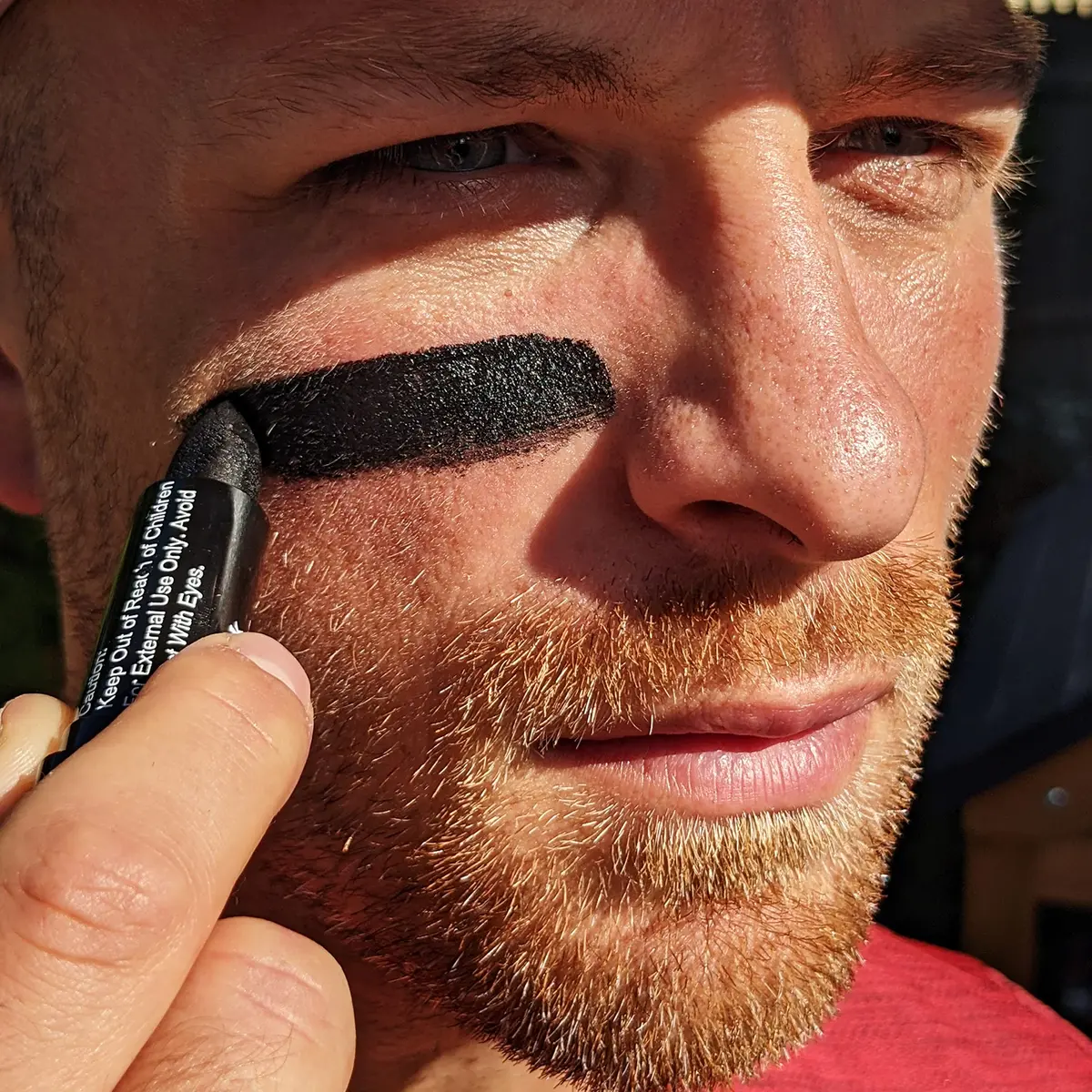 Franklin Sports Multi-Sport Eye Black Stick | Reduce Glare & Customize Look for Football, Baseball, Basketball - view 6